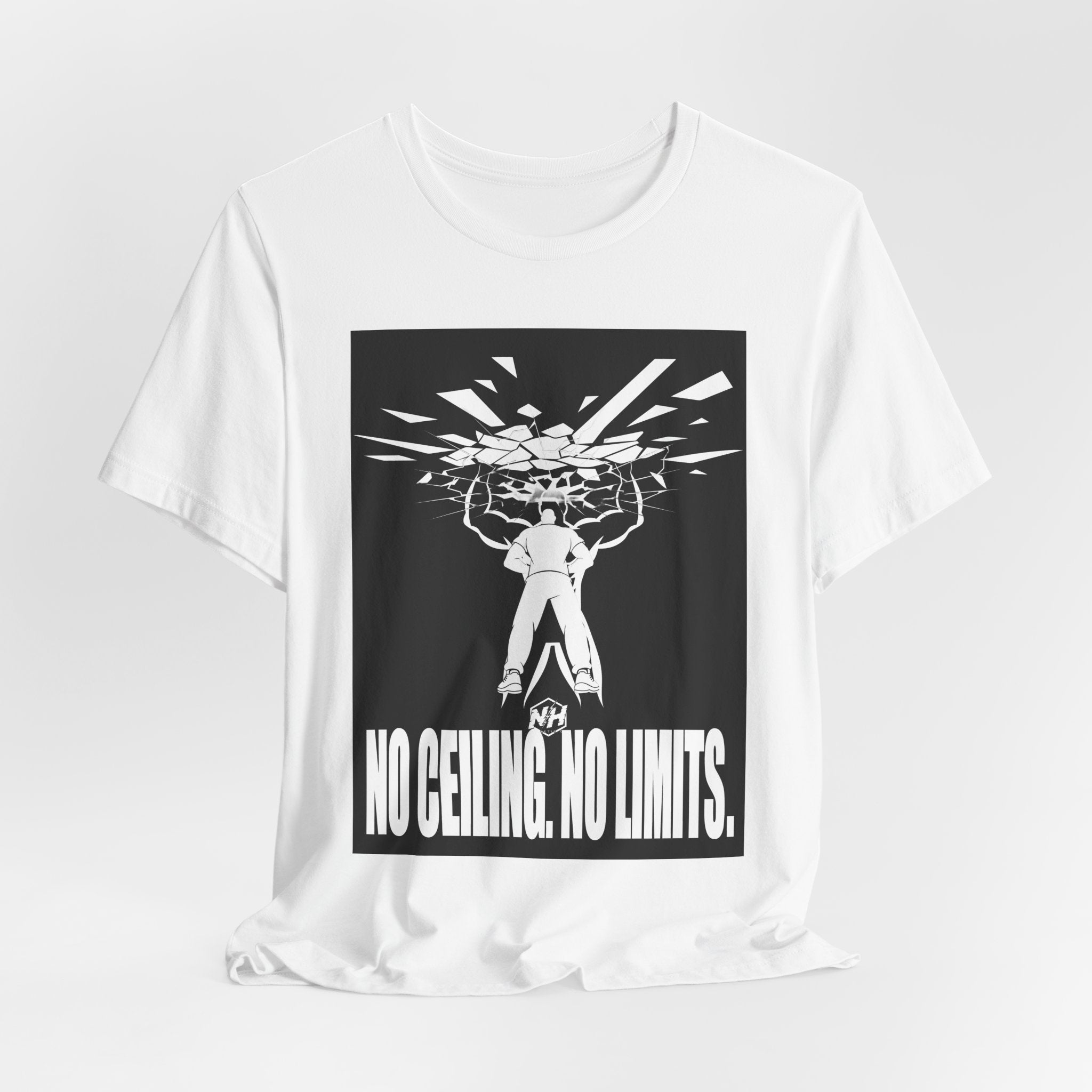 The Breakthrough Tee — No Ceiling. No Limits.
